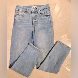 Good American Light Blue Straight Leg Jeans